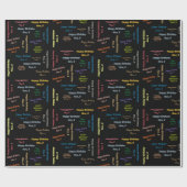 11月8日誕生日ギフト包装紙 ラッピングペーパー (フラット)