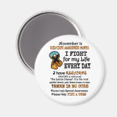 11月…私は戦う マグネット (正面/裏面)