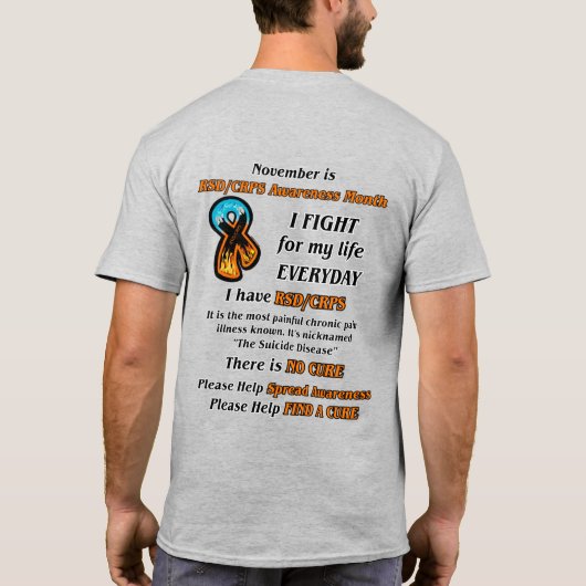 11月…私は戦う Tシャツ (裏面)