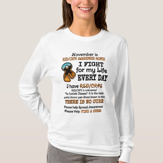 11月…私は戦う Tシャツ (正面)