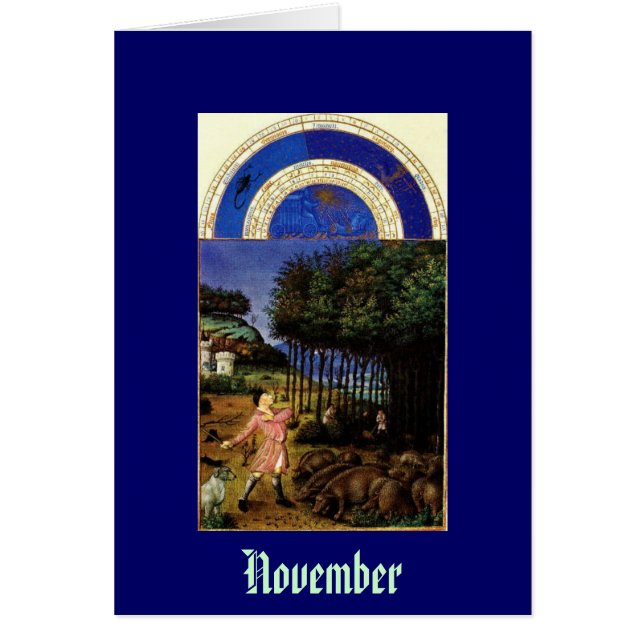 11月- Les Tres Riches Heures du Duc deの果実 (正面)