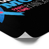 11月T1dフルタイムママパートタイム膵臓ディアブ ポスター (角)