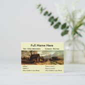 11月Twilightの(1912年の)納屋および分野のしおり 名刺 (スタンド正面)