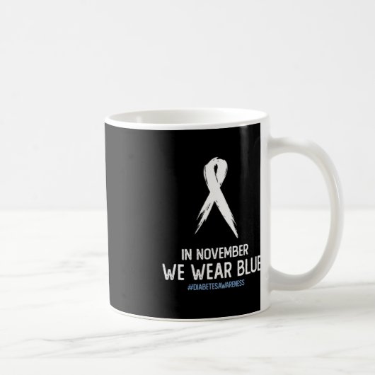 11月Wの2型糖尿病1型糖尿病認識度 コーヒーマグカップ (右)