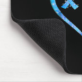 11月We衣服ブルーキュール糖尿病認識度L マウスパッド (コーナー)