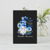 11月We衣服ブルー格言糖尿病認識度 招待状 (スタンド正面)