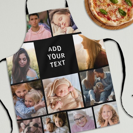 11枚パーソナライズされたのコラージュ エプロン