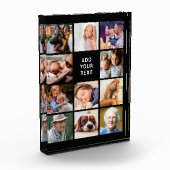 11枚パーソナライズされたのコラージュ フォトブロック (左)