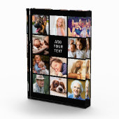 11枚パーソナライズされたのコラージュ フォトブロック (右)