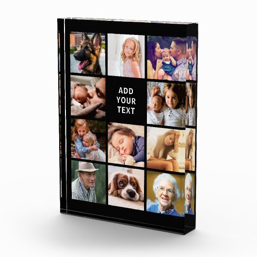 11枚パーソナライズされたのコラージュ フォトブロック (右)