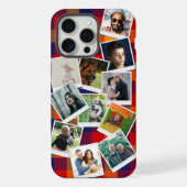 11枚パーソナライズされたのコラージュ iPhoneケース (裏面)
