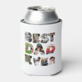 11枚パーソナライズされたの写真最高のパパ 缶クーラー (缶正面)