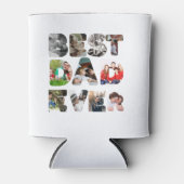 11枚パーソナライズされたの写真最高のパパ 缶クーラー (正面)