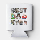 11枚パーソナライズされたの写真最高のパパ 缶クーラー (裏面)