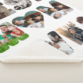 11枚パーソナライズされたモダンの写真の母 シェルパブランケット (3/4)