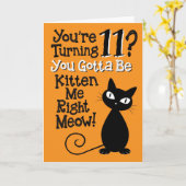 11歳か？俺を飼い慣らさなきゃ！ カード (黄色い花)