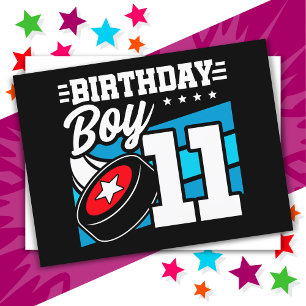 11歳のハッカーパーティーテーマ 11歳の誕生日男子 ポストカード