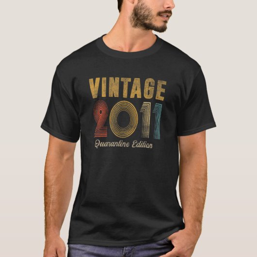 11歳の古いヴィンテージ2011 11誕生日 Tシャツ (正面)