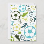 11歳の男の子の誕生日の招待状 招待状 (裏面)