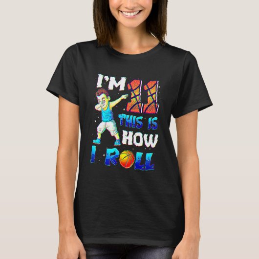 11歳の誕生日おめでとうバスケ男子の服 11歳 Tシャツ (正面)