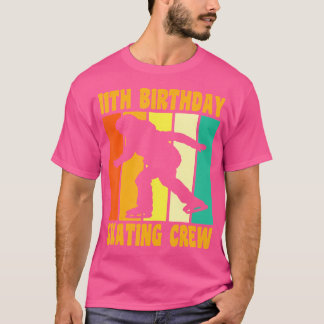 11歳の誕生日おめでとう アイススケートの11歳の誕生日 Tシャツ