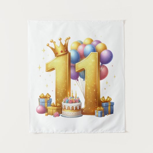 11歳の誕生日おめでとう タペストリー (正面)