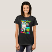 11歳の誕生日おめでとう ユニコーン ガール かわいい S Tシャツ (正面フル)