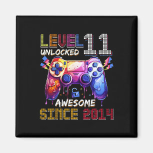 11歳の誕生日おめでとう！レベル11解除 クールな少年 2014年以来 マグネット