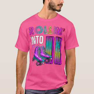 11歳の誕生日おめでとう ローラースケート場 Tシャツ