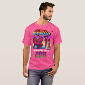 11歳の誕生日おめでとう ローラー スケート Tシャツ (正面フル)