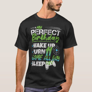 11歳の誕生日おめでとう 少年 少女 ゲーミング Tシャツ