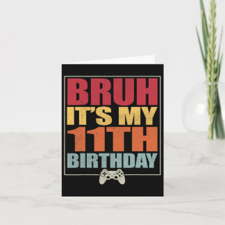11歳の誕生日を迎えたゲーマー男子だよ～！俺の11歳の誕生日おめでとう！ カード