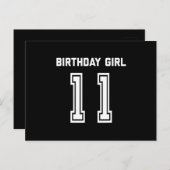 11歳の誕生日シャツ ギフト 11歳の女の子 ポストカード (正面/裏面)