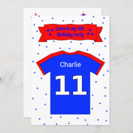 11歳の誕生日パーソナライズされたパーティの招待状 招待状