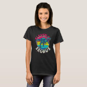 11歳の誕生日 おめでとう ティラノサウルス I ファミリー Tシャツ (正面フル)