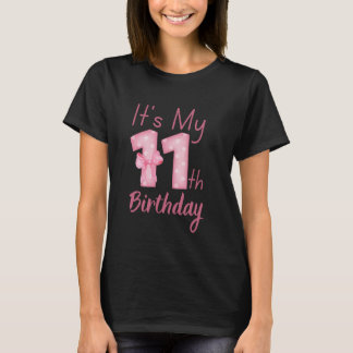 11歳の誕生日 コケット風 誕生日 Tシャツ