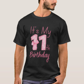 11歳の誕生日 コケット風 誕生日 Tシャツ