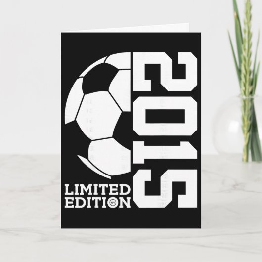 11歳の誕生日 サッカー 限定版 2015 カード (正面)