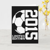11歳の誕生日 サッカー 限定版 2015 カード (黄色い花)
