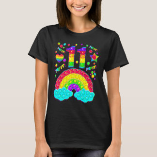 11歳の誕生日 ポップイット 11歳の誕生日お祝いギフト Tシャツ