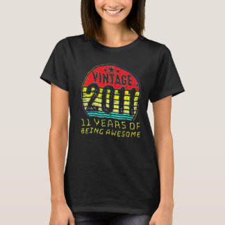 11歳の誕生日 ヴィンテージ 2011 11歳の誕生日 Tシャツ