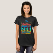 11歳の誕生日 ヴィンテージ 2011 Tシャツ (正面フル)