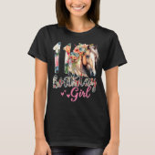 11歳の誕生日 馬 11歳の誕生日 女の子 Tシャツ (正面)