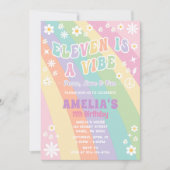 11歳は誕生日の招待状 招待状 (正面)