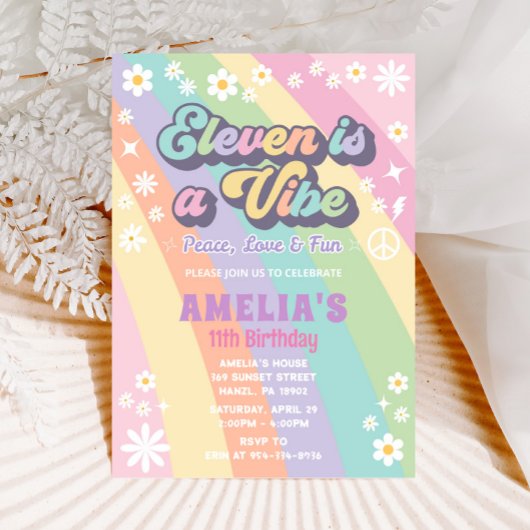 11歳は誕生日の招待状 招待状
