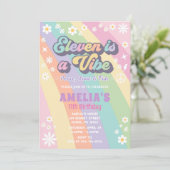 11歳は誕生日の招待状 招待状 (スタンド正面)