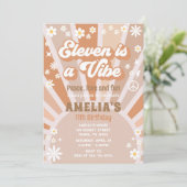 11歳は誕生日の招待状 招待状 (スタンド正面)