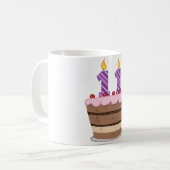 11歳オンお誕生日ケーキ コーヒーマグカップ (正面左)