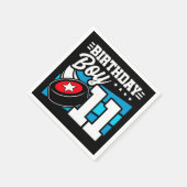 11歳オールドホッケーパーティーテーマ11誕生日少年 スタンダードカクテルナプキン (角)