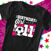 11歳サッカー11誕生日女 Tシャツ